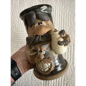 Vintage Robert Eakin Pottery Coffee Cup Mug W Mugs Father Gift Cowboy Western